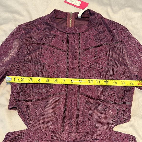 NWT XHILARATION purple romper size medium - Picture 11 of 14
